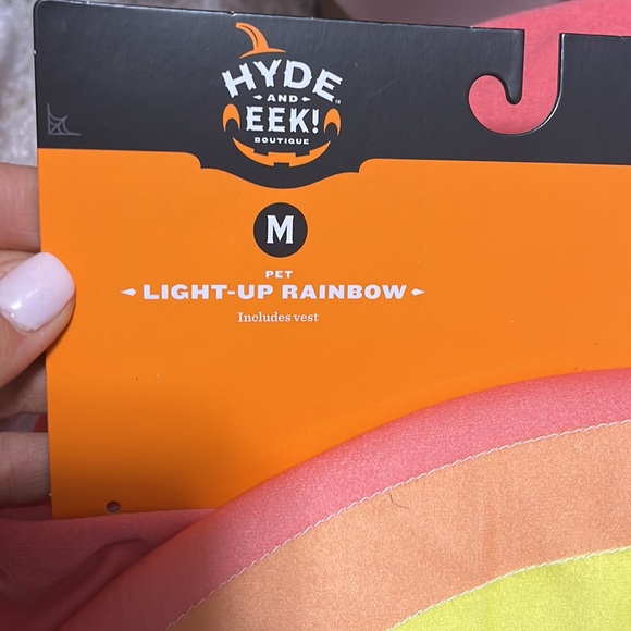 Target Dog Pet Target Hyde And Eek Halloween Light Up Rainbow Dog